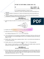 Math Sample Paper 9