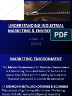 INDUSTRIAL MARKETING ENVIRONMENT FACTORS