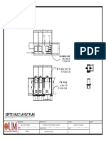 Septic Vault Layout Plan