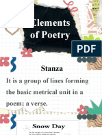 Elements of Poetry