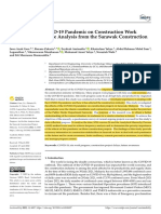 2.0 Effects of The COVID-19 Pandemic On Construction Work Progress - An On-Site Analysis From The Sarawak Construction Project, Malaysia