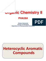 Organic Chemistry II - Heterocyclic Aromatic Compounds