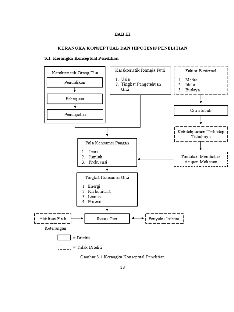 Bab Iii Kerangka Konseptual Dan Hipotesis Penelitian 3.1 Kerangka ...