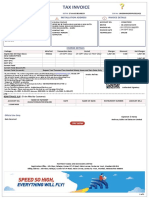 Tax Invoice for 40 Mbps Docsis Internet Service