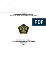 Buku Iiia Dokumen Kinerja Akreditasi Program Studi Magister Ilmu Biomedik