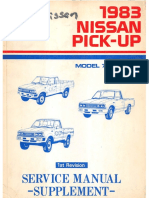 Nissan-Datsun 720 1983 Service Manual