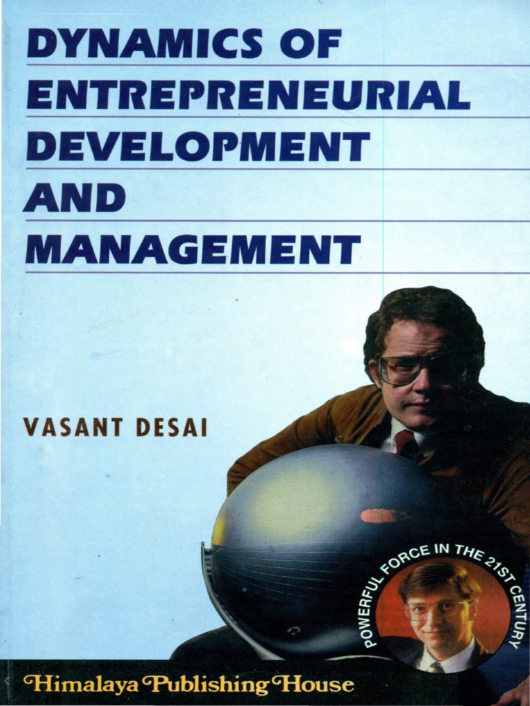 Dynamics of Entrepreneurial Development AND Manage Ment Vasant Desai