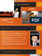 Alibaba'S "Ma"Stermind: by Group-2 of Bba-1B