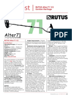 RUTUS Alter 71 V2.0 Field Test