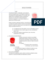 SOLUCIONES DILUIDAS, CONCENTRADAS, SATURADAS E INSATURADAS