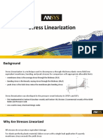 Stress Linearization: 1 © 2015 ANSYS, Inc. January 23, 2017