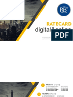 Digital&online: Ratecard