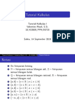 Tutorial Kalkulus1 I