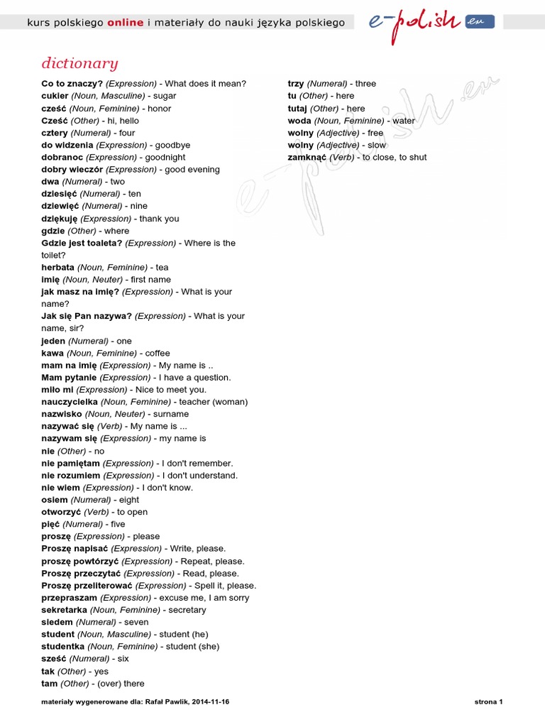 Dictionary Toilet? PDF