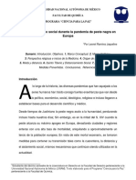  El Distanciamiento Social Durante La Pandemia de Peste Negra en Europa. 