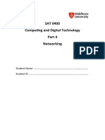 SAT 0400 Computing and Digital Technology Networking