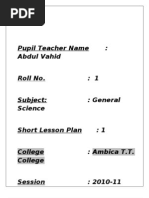 Download Bed Short Lesson Plan by Vahid SN63646691 doc pdf