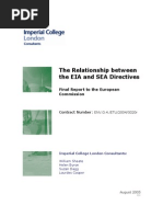 The Relationship Between EIA and ESA