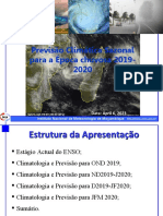 Previsão Climática Sazonal-2019-2020 - Pre-FNAC