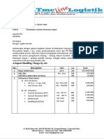 A.Import Handling Charge by Air:: No. Discription