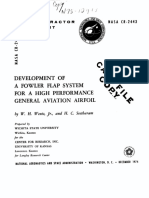 .Eve, System For: Opment of A Fowler Flap Ahigh Performance " General Aviation Airfoil