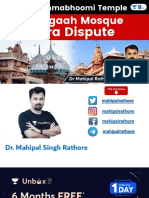 Dr. Mahipal Singh Rathore's Background and the Ongoing Legal Dispute over the Shri Krishna Janmabhoomi Temple Complex