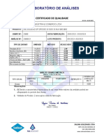 Certificado de Qualidade para Sal Grosso da Salina Soledade