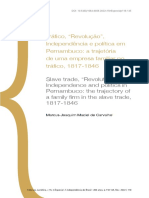 Tráfico, Revolução, Independência e Política em Pernambuco - Marcus Carvalho