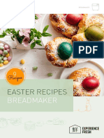 Panasonic Breadmaker Easter Recipe Book UK 2023