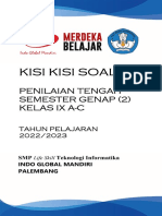 KISI KISI SOAL PENILAIAN TENGAH SEMESTER GENAP (2) KELAS IX A-C TAHUN PELAJARAN 2022/2023