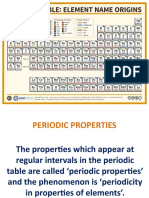 Periodic Properties and Trends