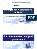 Manager Des Compétence: La Gpec: Thème N°2