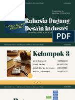 Rahasia Dagang & Desain Industri