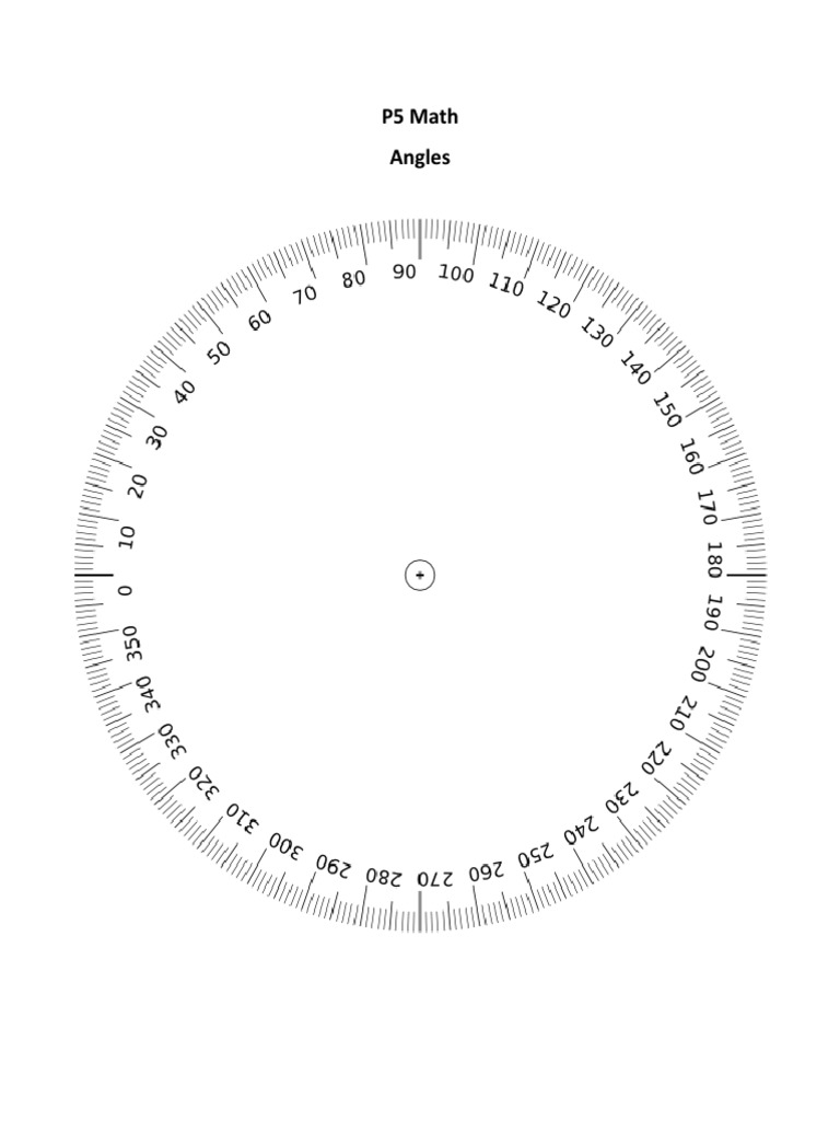 Protractor | PDF