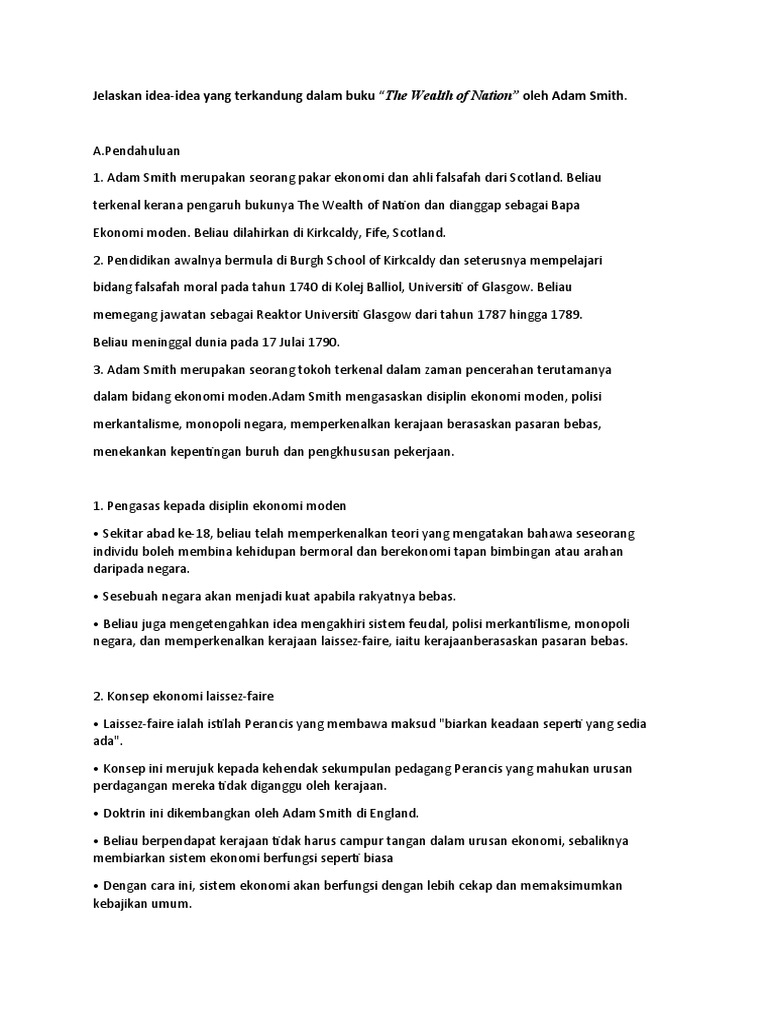 declaration of independence wealth of nations
