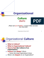 Organizational: Culture