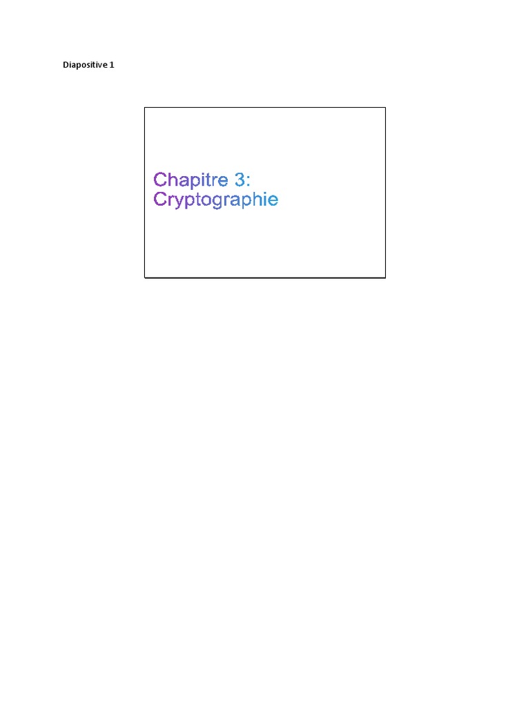 Cryptographie et Chiffre César | PDF | Cryptage | Secret