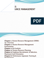 Course Title: Human Resource Management