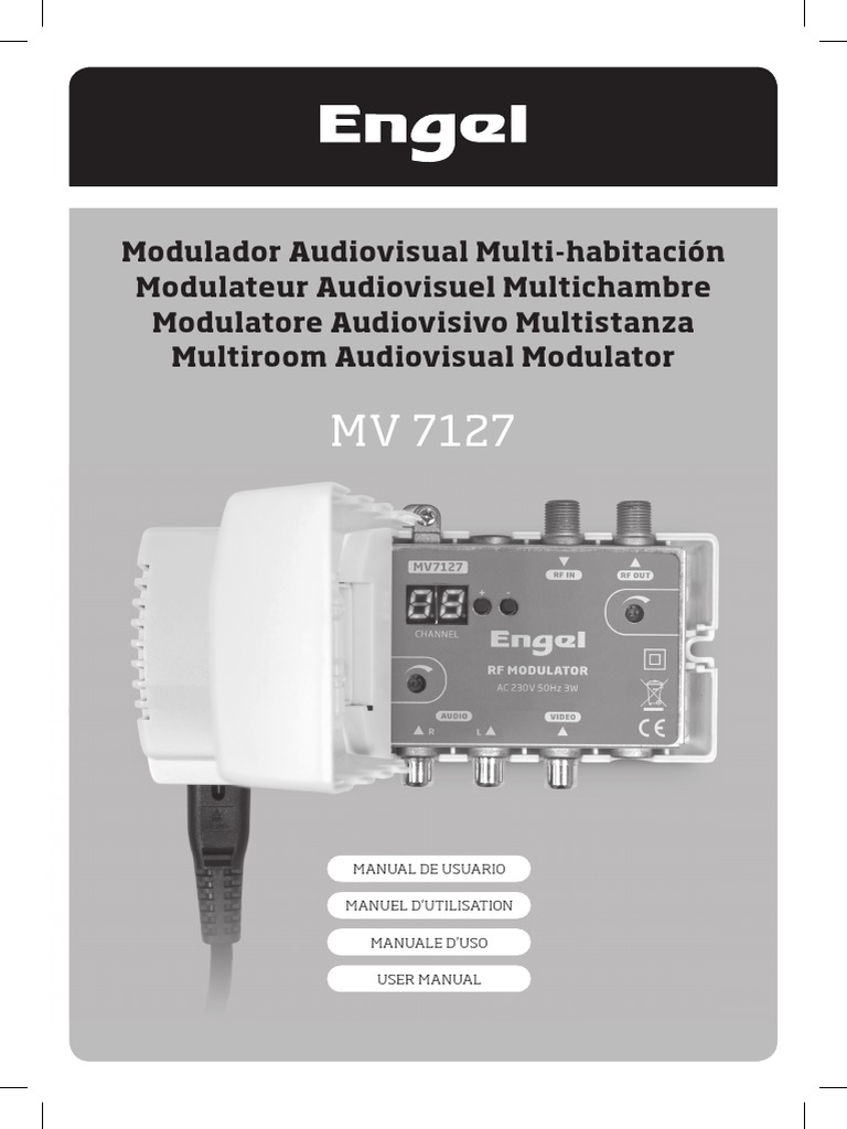 Modulateur Hd Dvbt Engel Mv7127 Rca Entrée