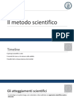 Il Metodo Scientifico