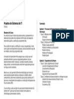 Projetos TI: Metodologias e Engenharia de Software