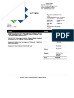 PiBOX India Invoice for Raspberry Pi Products