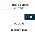 PGDGM-Programme Guide January 2022