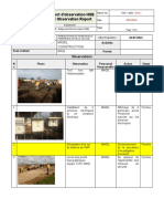 Rapport D'observation HSE HSE Observation Report: Magil Construction MAG