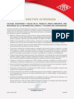 Formato - POLITCA DE GESTION 2020