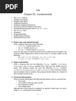 Lab Chapter 02 - Fundamentals: 1. Name, Age, and Annual Income