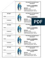 Vale 1 Lasanha: Paróquia N. Sra Das Graças Borebi/SP