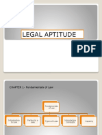 Legal Aptitude Chapter Classification