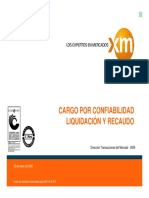 Cargo Por Confiabilidad Liquidación Y Recaudo: 08 de Enero de 2009