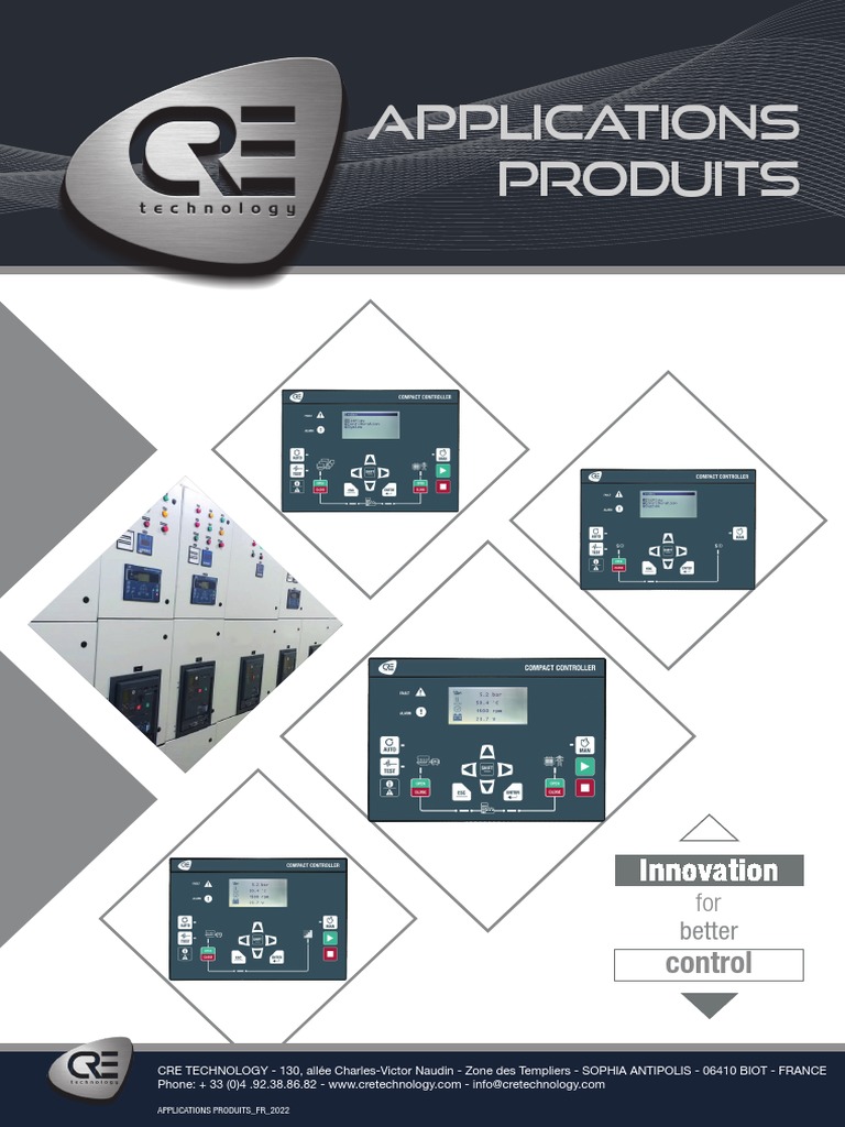 Applications des produits CRE Technology | PDF | Électrotechnique ...